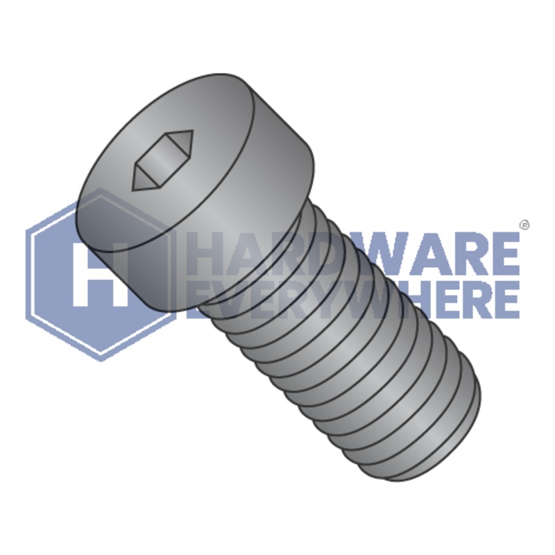 3/8-16 x 1-1/4 LOW PROFILE SOCKET CAP SCREWS / Low Profile Cap / Steel / Black Oxide