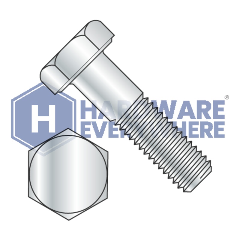 7/8-9 x 12 HEX CAP SCREWS / Grade 2 / Zinc