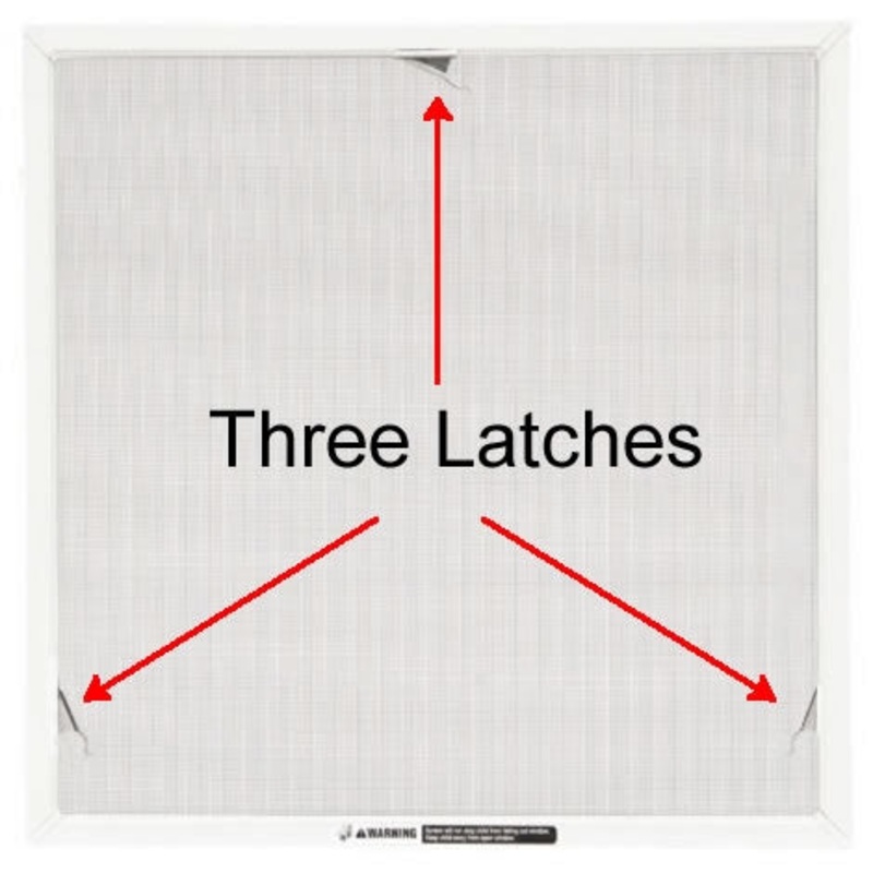 Andersen AXW28 Awning Screen in White Color (1995 to Present)