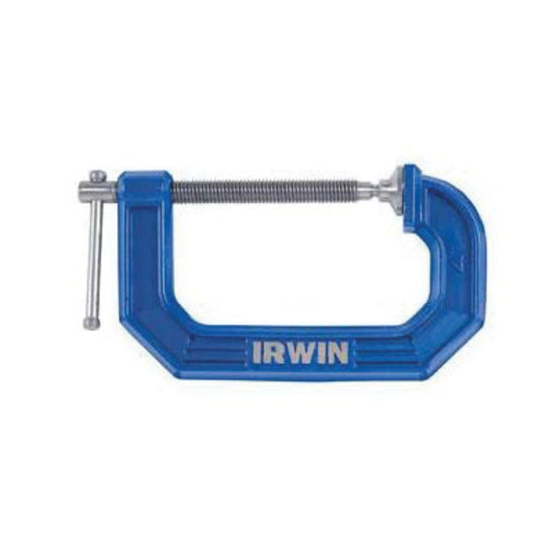 IRWIN QUICK-GRIP 225104 C-Clamp, 4 in Max Opening, 3 in D Throat
