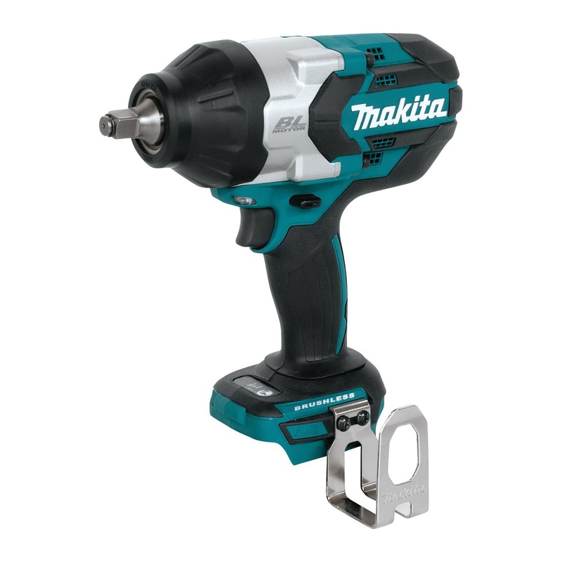 Makita XWT08Z Impact Wrench, Tool/Kit: Tool, 1/2 in Drive, Square Drive, 740 ft-lb Fastening/1180 ft-lb Nut Busting