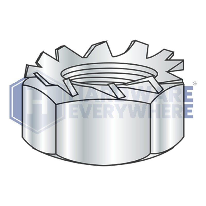 1/4-20 K LOCK NUTS / Steel / Nickel