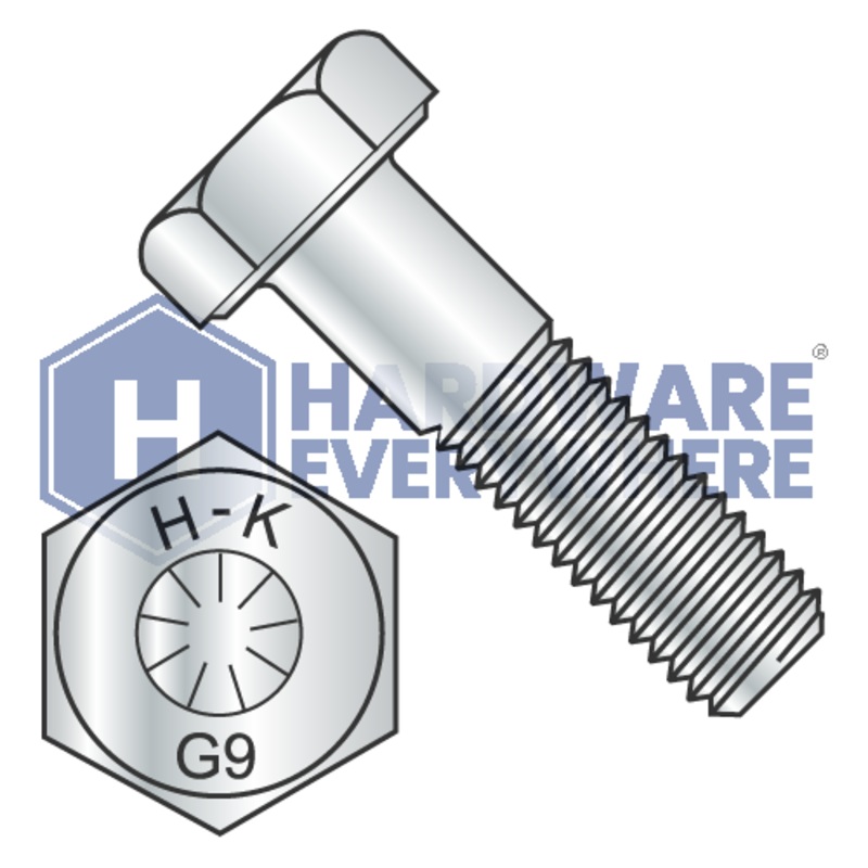 1/4-20 x 4 HEX CAP SCREWS / Grade 9 / EcoGuard