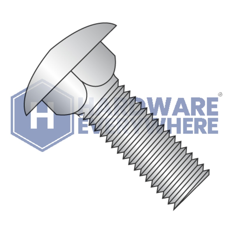 10-24 x 1 1/4 CARRIAGE BOLTS / 18-8 Stainless Steel / Plain