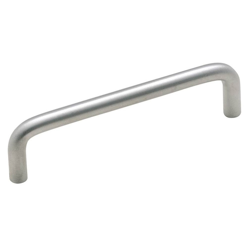 Amerock Allison Series 943SCH Cabinet Pull, 4-5/16 in L Handle, 1-1/4 in Projection, Zinc, Brushed Chrome