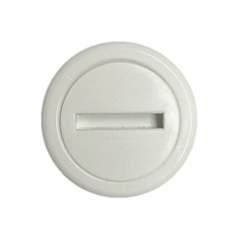 Andersen Roller Adjustment Hole Plug in White (1982 to Present)