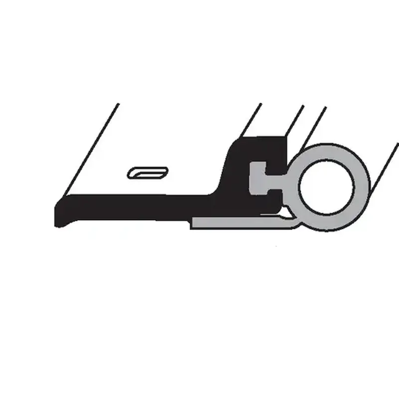 Brixwell 19-850bZ-36 Door W-Strip With Bulb Gasket 1 36" & 2 84" Pcs & Fasteners bronze Finish