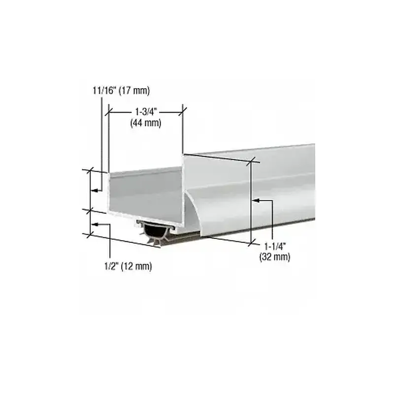 CRL 17VRA32 31-3/4" Aluminum U-Shape Door Bottom