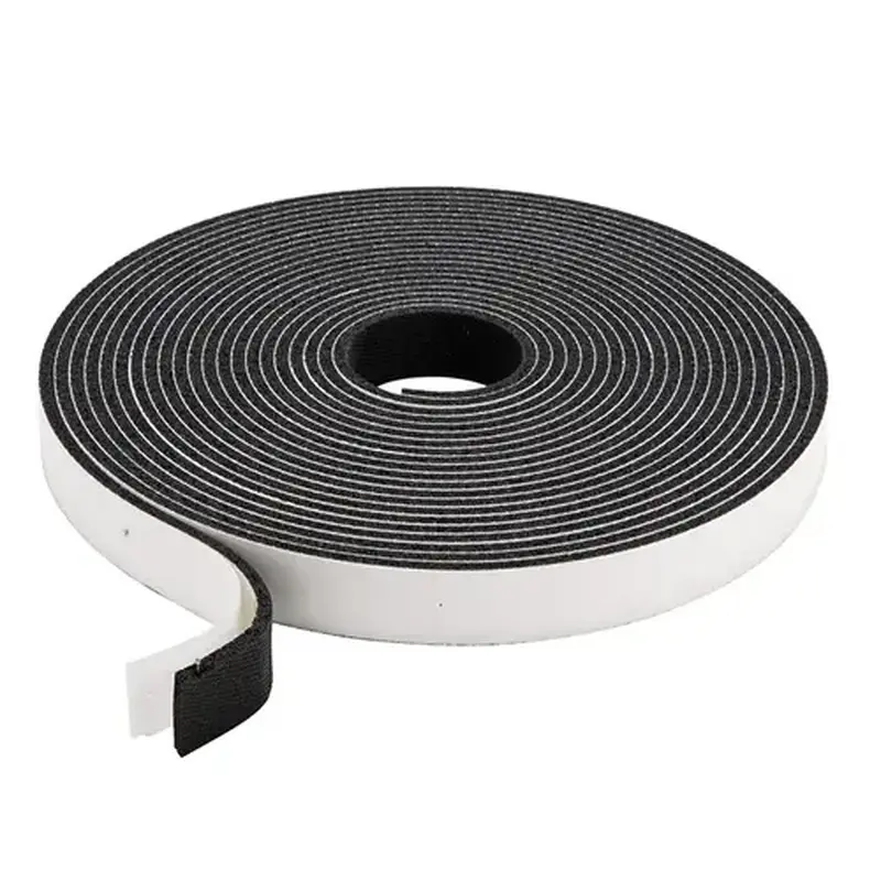 CRL D9625 9/16" x 3/4" Dor-Tite Sponge Rubber Strip Black - 25 Foot Roll