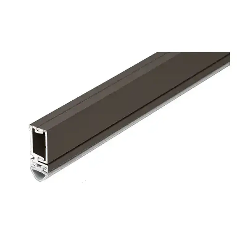 CRL-U.S. Aluminum 29310DS84 84" Split Astragal with Silicone Bulb Seal Bronze Anodized