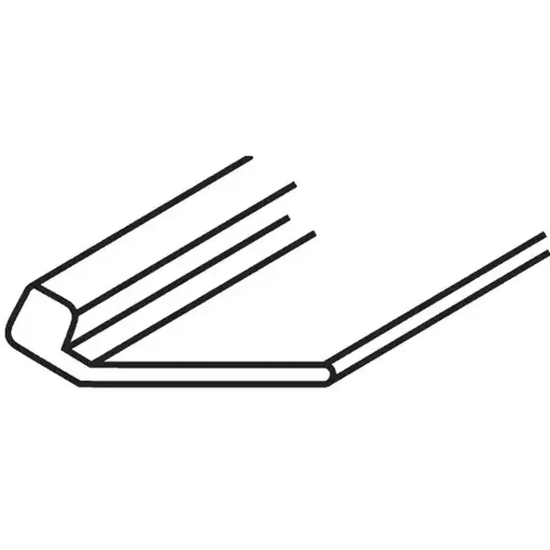 Brixwell 63-502B-1 Black Panel Sill Weatherstrip wdV-140-BK-Ft - 100 Foot Roll