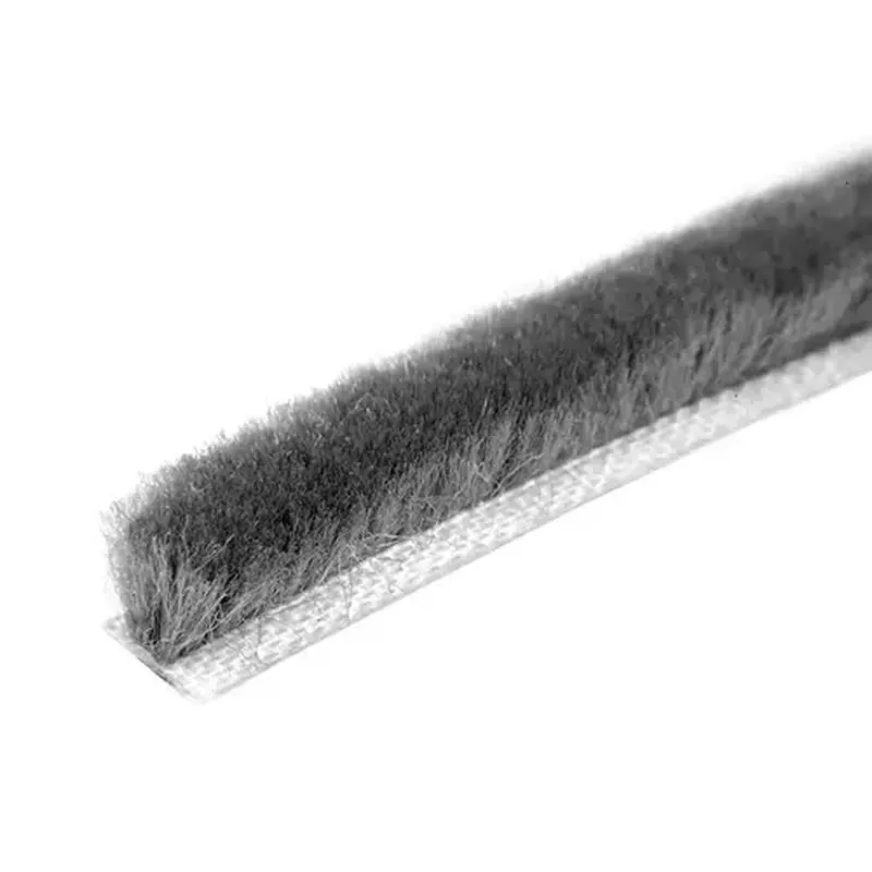 CRL A11535B Storefront Door Pile Weatherstrip - 300' Roll .350 Pile Height; .350 Backing Width Gray
