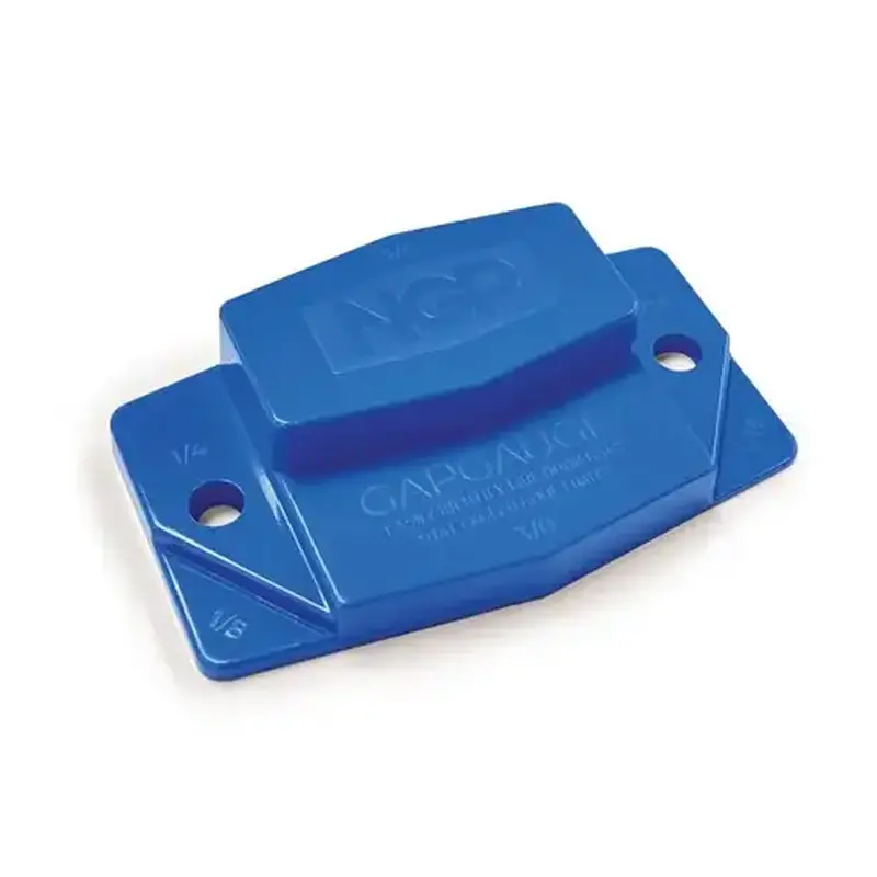 National Guard Products GAPGAUGE Gapguard Plastic Gap Gauge 3" x 2-1/2" x 3/8" Blue Finish