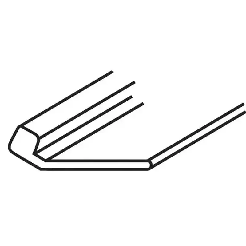 Brixwell 63-502b Black Panel Sill Weatherstrip sold In 1000ft Roll wdV-140-Bk