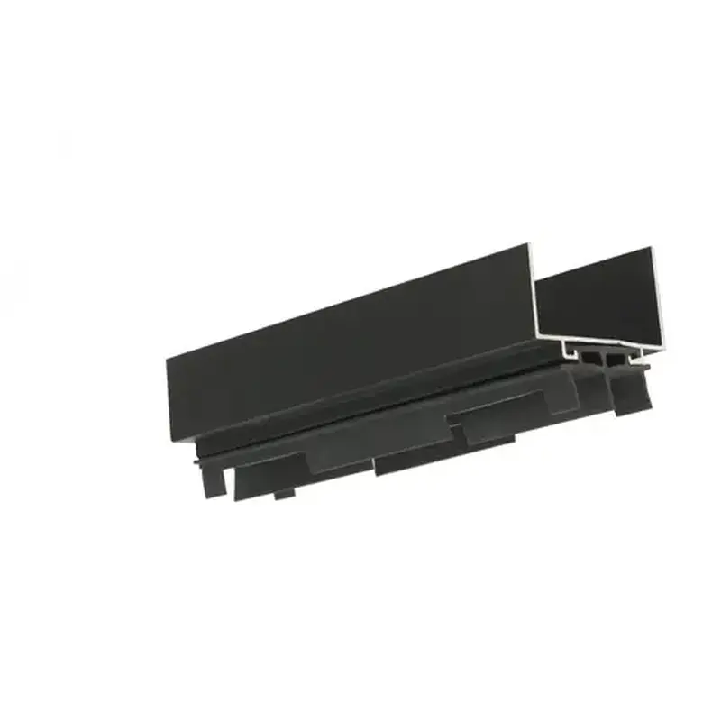 Pemko 2173DV48UN 48" (4') Unnotched Door Shoe with Vinyl Dark Bronze Anodized Aluminum Finish