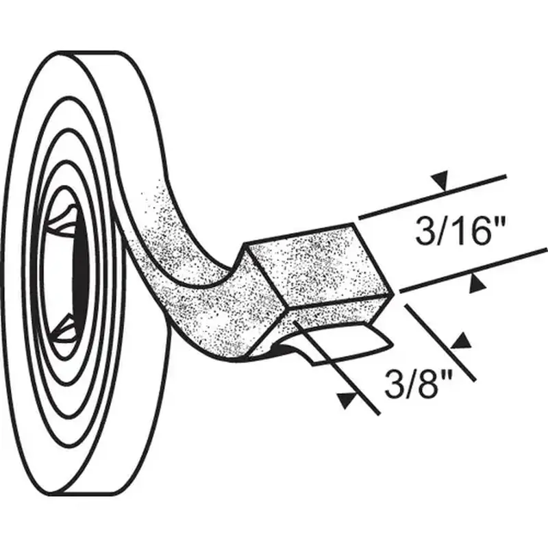 Brixwell 63-151 Closed Cell Foam Tape Gray 3/16in Thick X 3/8in Wide 17ft