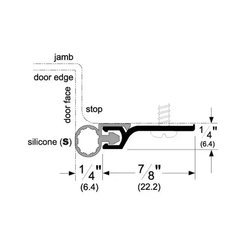 Pemko 303AS-84X96 Standard Perimeter Gasketing