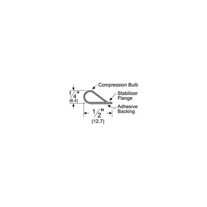 Pemko S88W-20 Adhesive Perimeter Gasketing