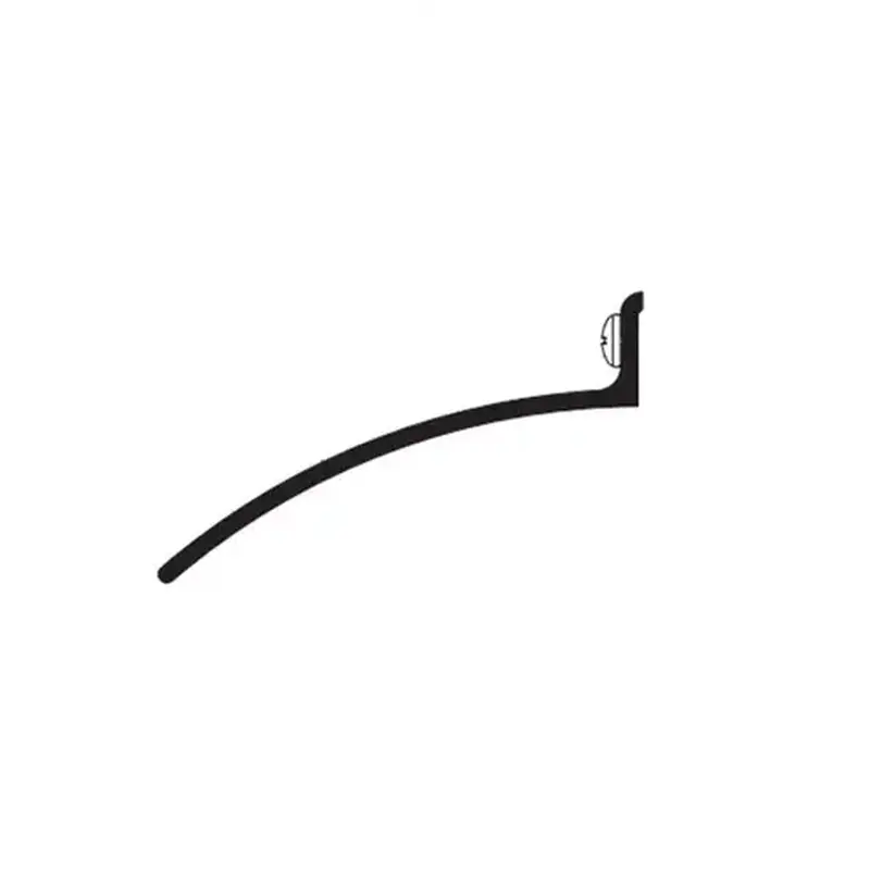 Zero 142AA76 76" Rain Drip Perimeter Seal Clear Anodized Aluminum Finish
