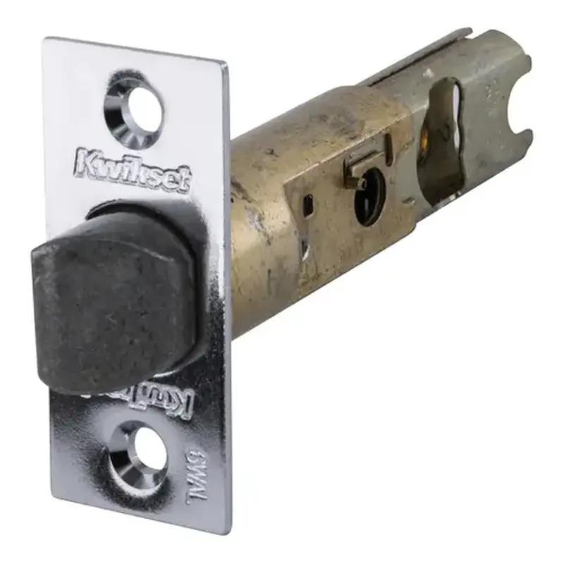 Kwikset 19843 6WAL PL CP 26 Universal 6 Way Satin Chrome Adjustable Spring Latch Polished Chrome