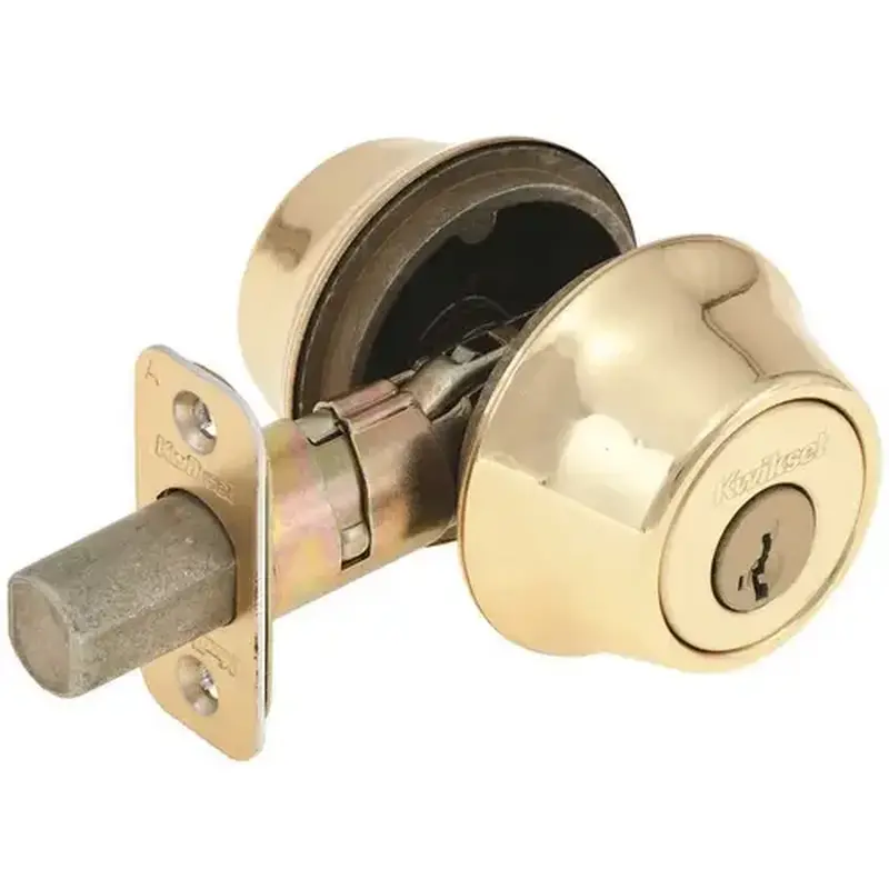 Kwikset 665 3 SMT RCAL RCS V1 SmartKey Security 665 Double Cylinder Deadbolt Polished Brass