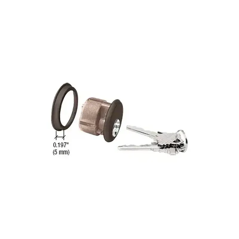 Schlage DL2170SCKDDU Bronze Single Mortise Cylinder with 'C' Keyway and Keyed Randomly