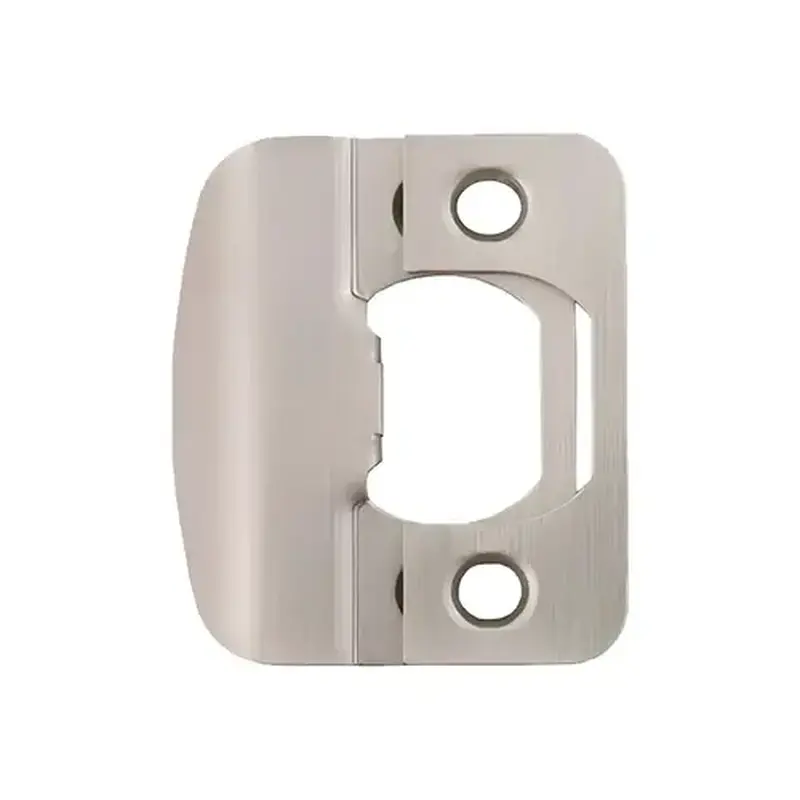Kwikset 83534-003 Round Corner Adjustable Lip Strike Satin Nickel Finish