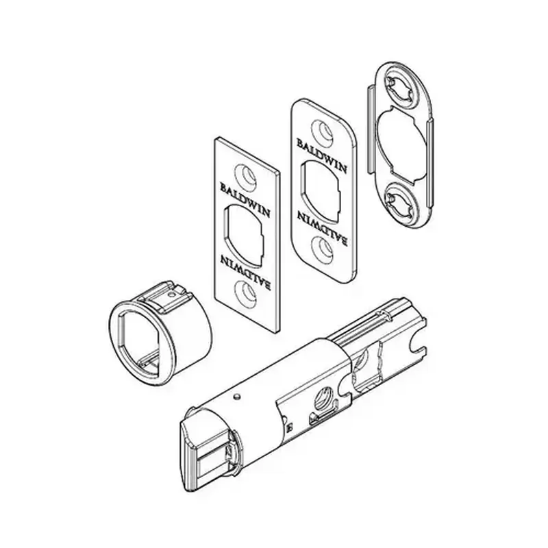 Baldwin Reserve 8BR0305007 6 Way Adjustable Springlatch Dark Bronze Finish