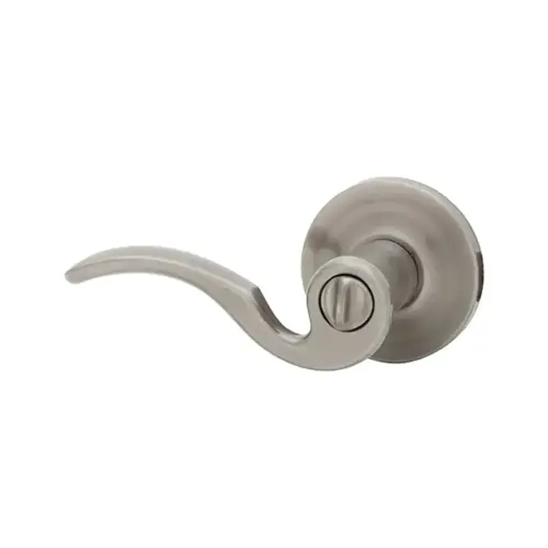 Kwikset 730BRL-15A-RCAL-RCS Brooklane Privacy Lever Satin Nickel Blackened