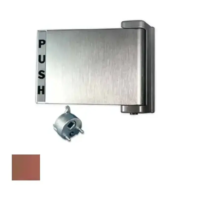 International Door Closers PH-4522-DU International Commercial Storefront Door Paddle Handle Push R. PH-4522 Baked Storefront Bronze Paint