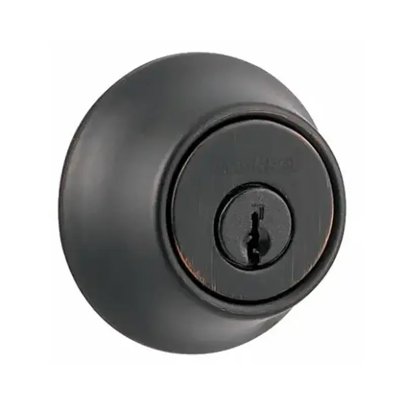 Kwikset 665 11P RCAL/5303 K3 Double Cylinder Deadbolt Lock, Venetian Bronze