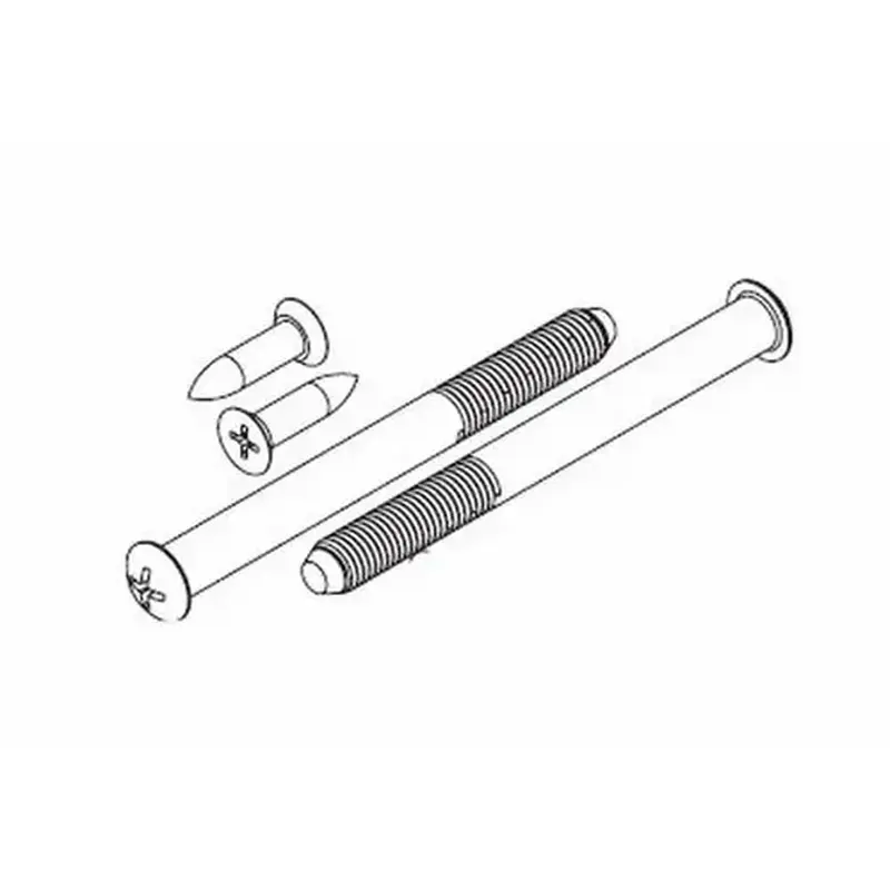 Kwikset 81247-3 Deadbolt Screw Pack, Bright Polished Brass