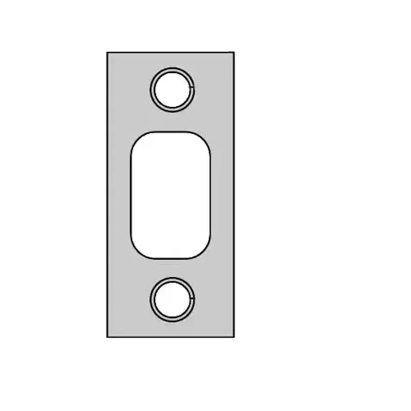 Kwikset 85072-15 Deadbolt Strike, Satin Nickel