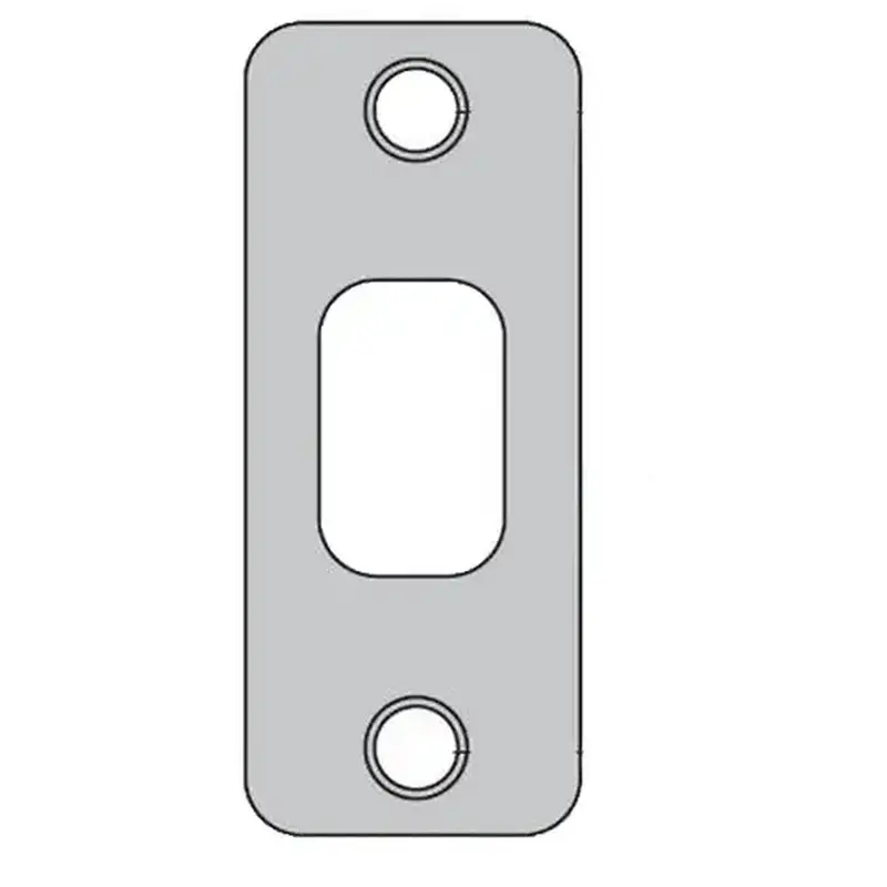 Kwikset 85279-15A Deadbolt Strike, Satin Nickel Blackened