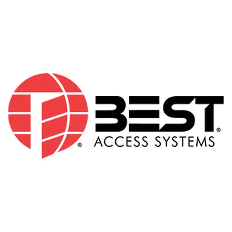 BEST 1E74-C181RP3622 7 Pin Standard Mortise Cylinder Adams Rite Cam with Ring Black Finish