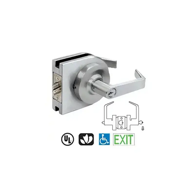CRL LH50SA Satin Anodized Grade 1 Lever Lock Housing - Entrance