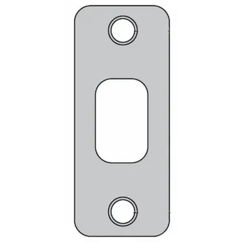 Kwikset 85279-26 Deadbolt Strike, Bright Polished Chrome