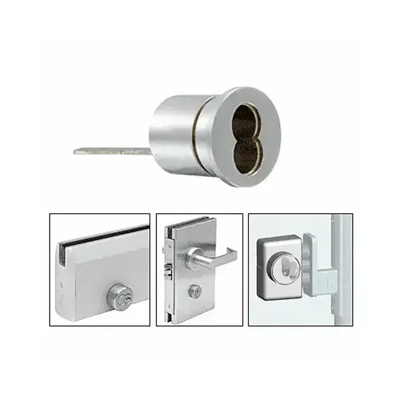 CRL 2CHSA Satin Anodized Rim Cylinder Housings for Small Format Interchangeable Cores (SFIC)