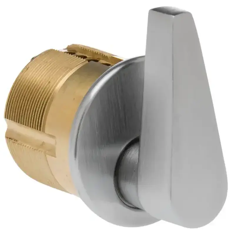 Kaba Ilco ADA-7161TK1-26D 1" ADA Turn Knob Mortise Cylinder with Standard Cam Satin Chrome Finish