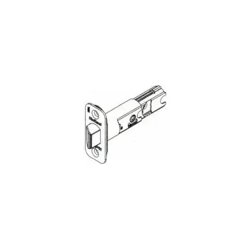 Kwikset 82246-3 Adjustable Radius Springlatch Bright Brass Finish