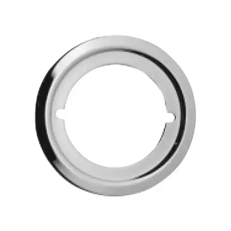 Baldwin 8090260 BALD TRIM RINGS FOR 2-1/8 INCH HOLE, Polished Chrome Pair
