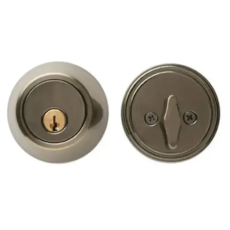 Home Plus LA2131 Single Cylinder Deadbolt Antique Brass Brass Antique Brass