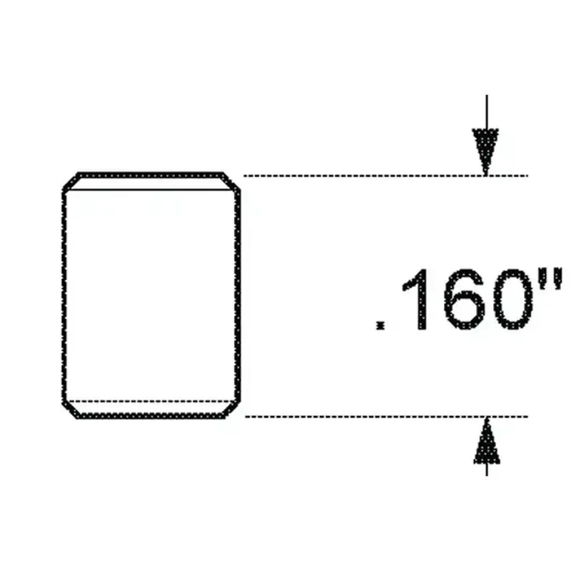 Kwikset 83117-001 Lock Top Pin, Brass - pack of 100
