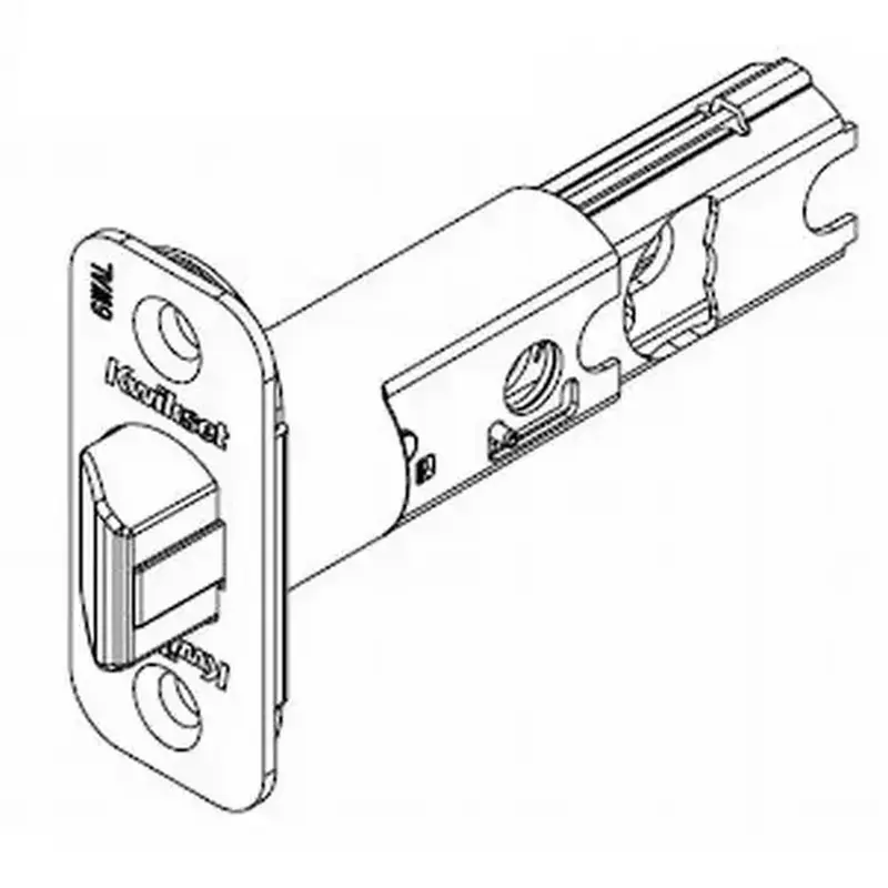 Kwikset 83480-26 6AL Adjustable Plainlatch, Bright Polished Chrome