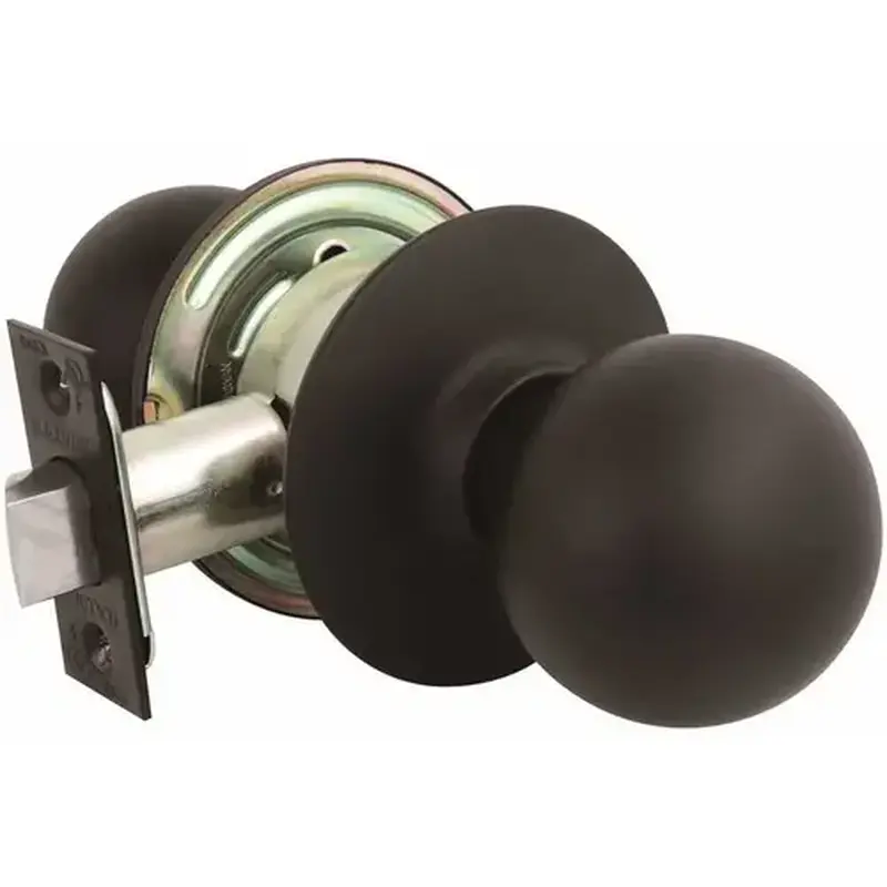 US Lock USX2010NB10B 2010 GR2 Passage Hall/Closet Ball Door Knob US10B 2-3/8 in. Backset Oil-Rubbed Bronze