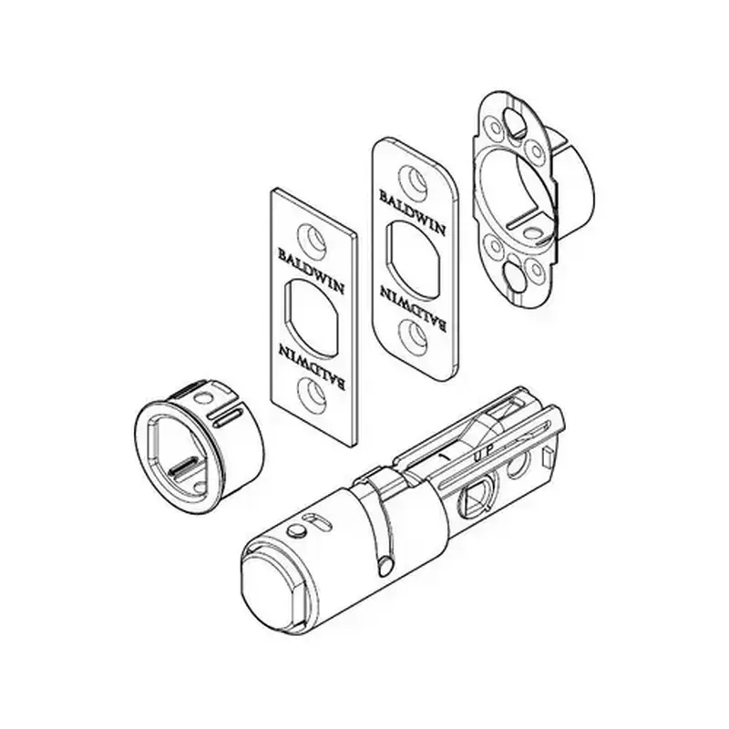 Baldwin Reserve 8BR0306004 6 Way Adjustable Deadbolt Satin Nickel Finish