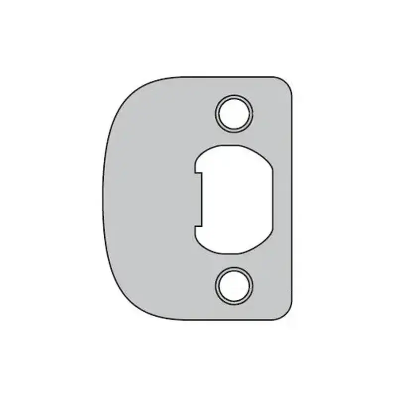 Kwikset 83796-26 Plainlatch and Deadlatch Strike, Bright Polished Chrome
