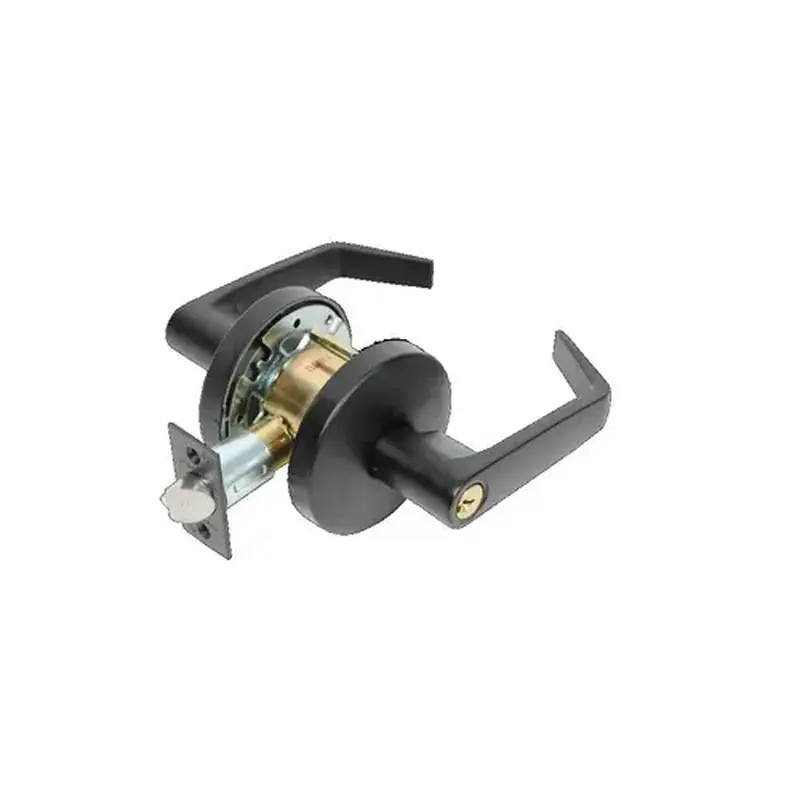 Pamex FY390C Entry Grade 2 Cylindrical Lock with Princeton Lever Matte Black Finish