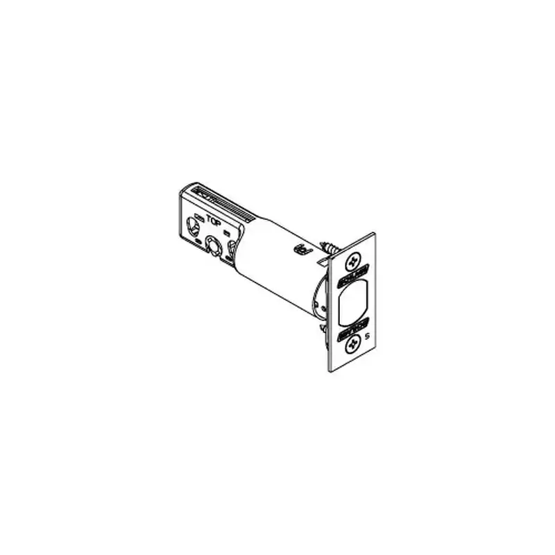 Schlage Commercial 12633609 B600 Series Square Corner Deadbolt with 5" Backset and 1-1/8" Face Antique Brass Finish