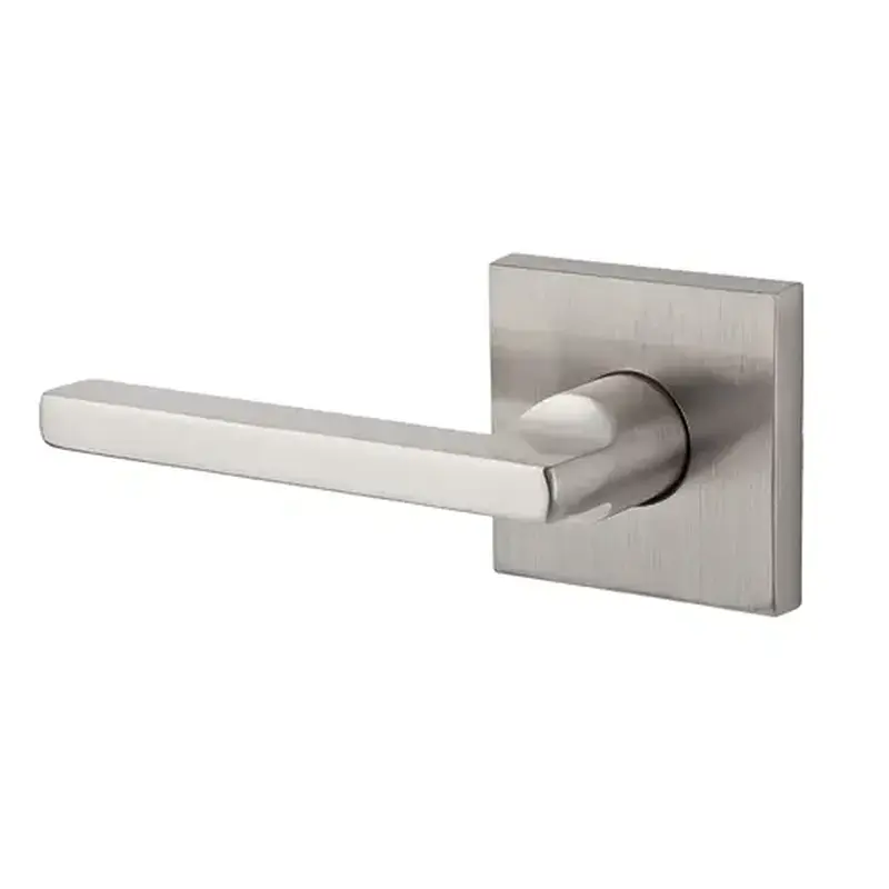 Baldwin HD-SQU-L-CSR-150 Square Reserve Lever Satin Nickel